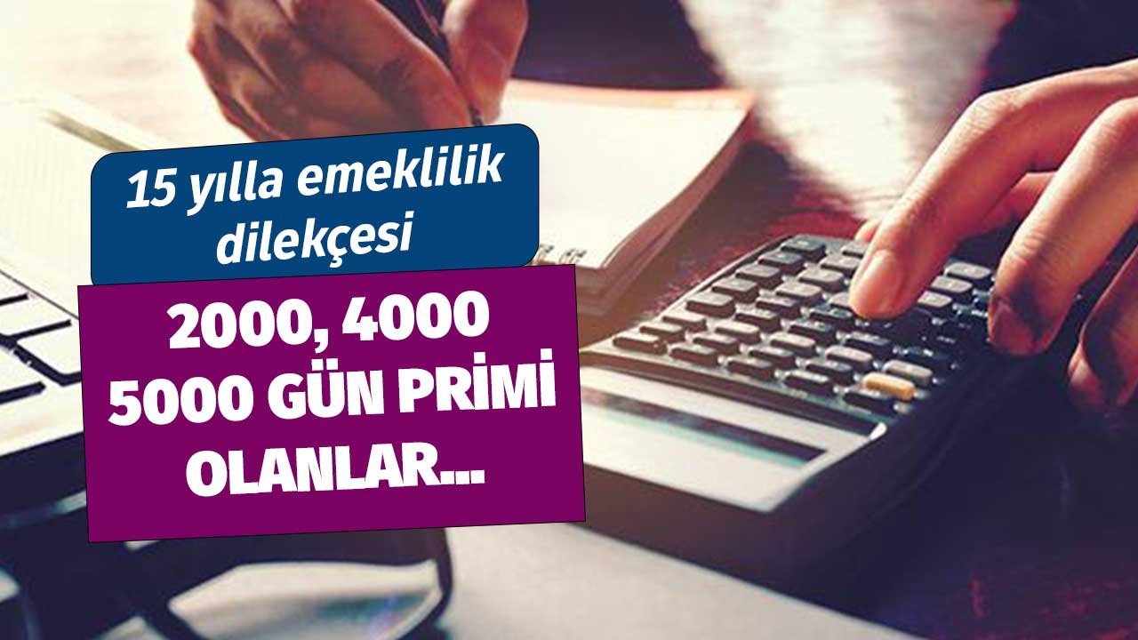 2000, 4000, 5000 Gün Prim Ödeyenler Dikkat!